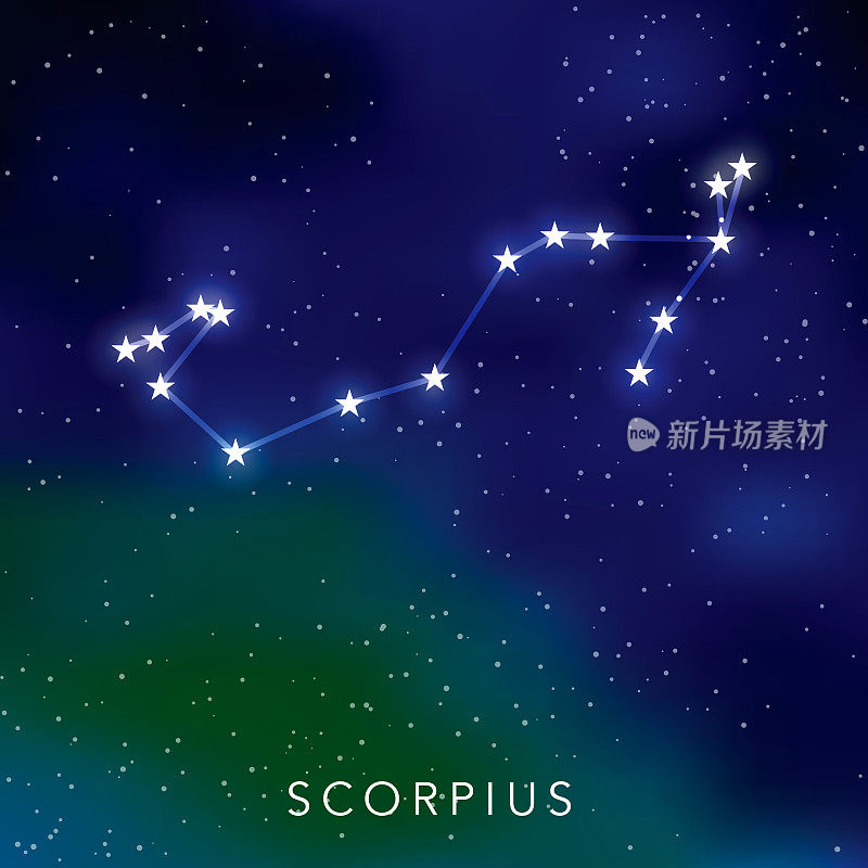 Scorpius Star Constellation
